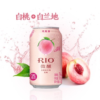 锐澳 新微醺白桃白兰地风味鸡尾酒 330ml/听